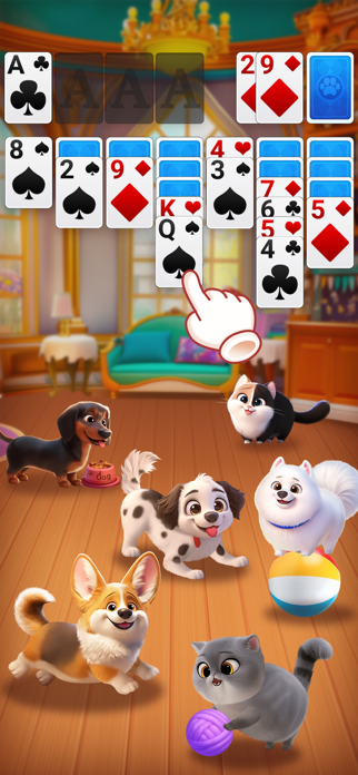 Solitaire Pets Town Screenshot 1 of 5