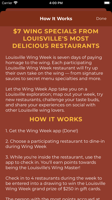 Louisville Wing Week Screenshot