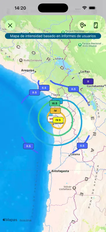 Sismos Detector screenshot 7 of 7