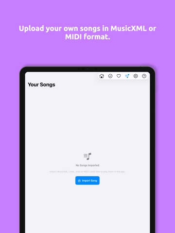 EZPiano iPad screenshot