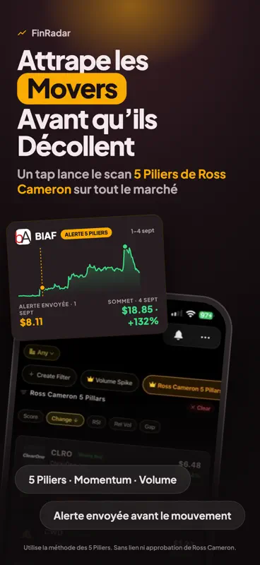 FinRadar: Scanner IA Actions screenshot 2 of 7