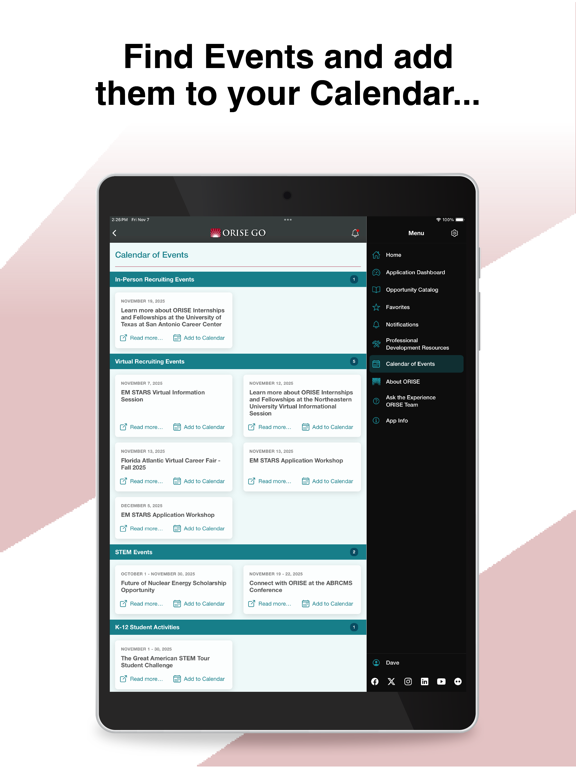 ORISE GO: Launch a STEM Career iPad screenshot 8 - Education app