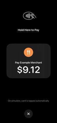 Agilysys Pay Adyen iPhone screenshot