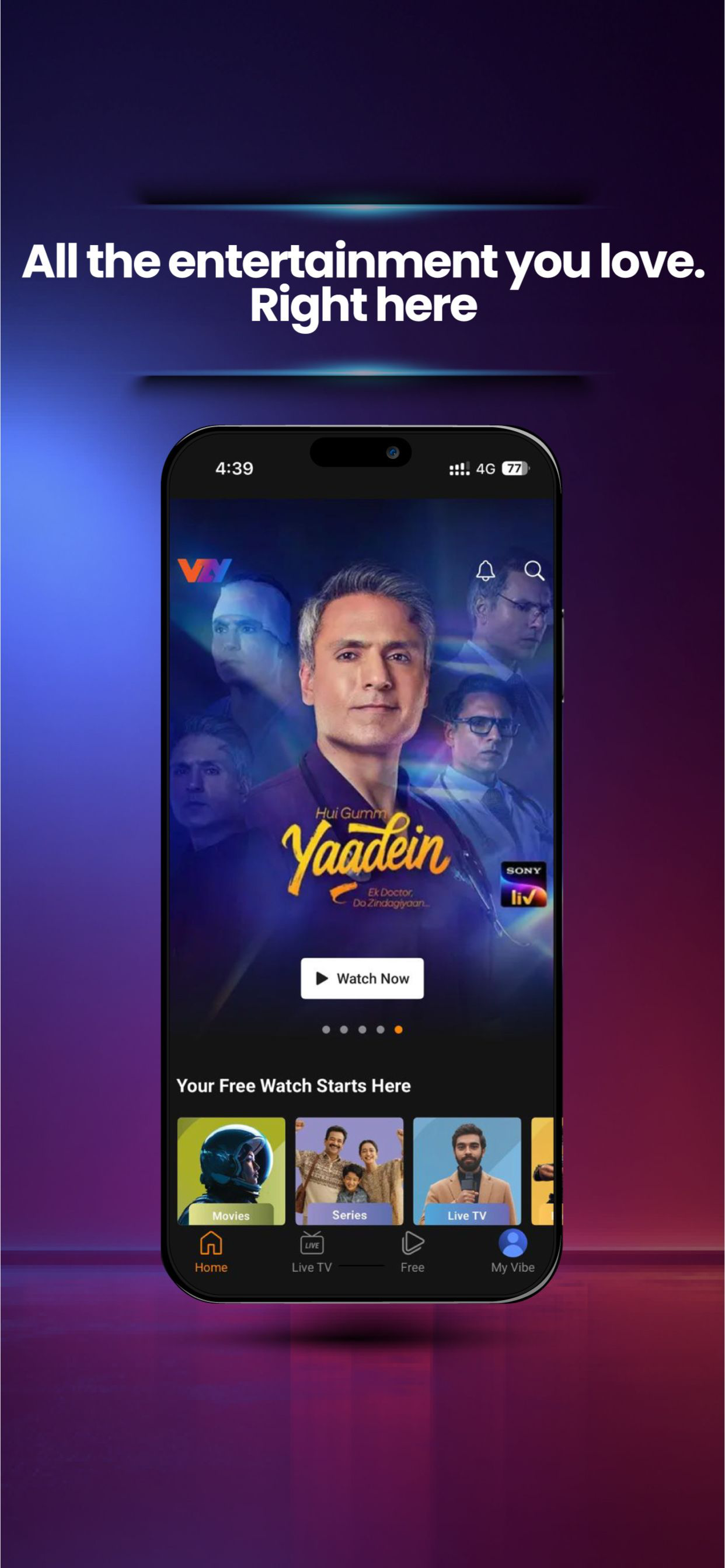 VZY: 29+ OTTs in 1 App screenshot 2