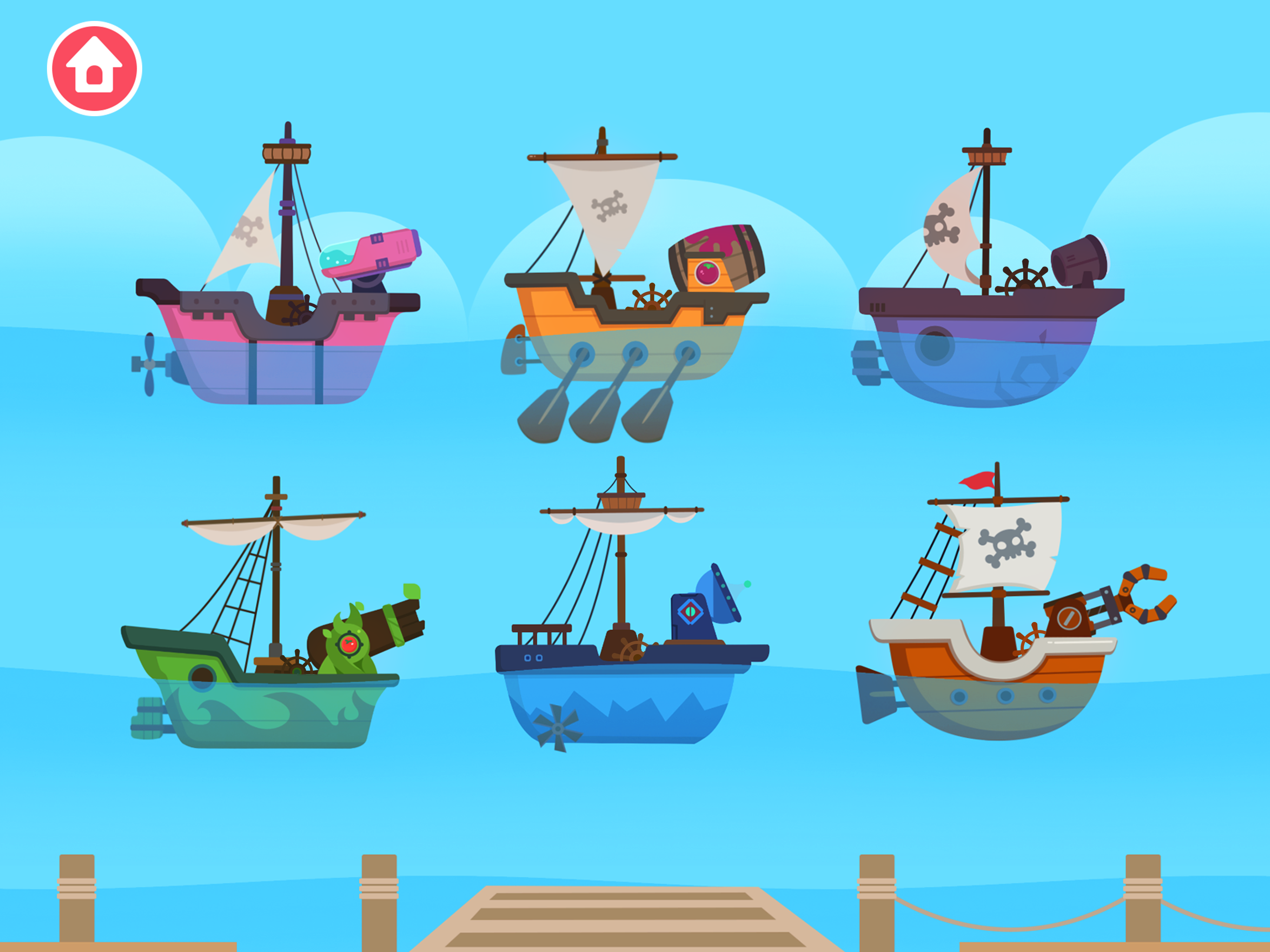 Dinosaur Pirate Games for kids