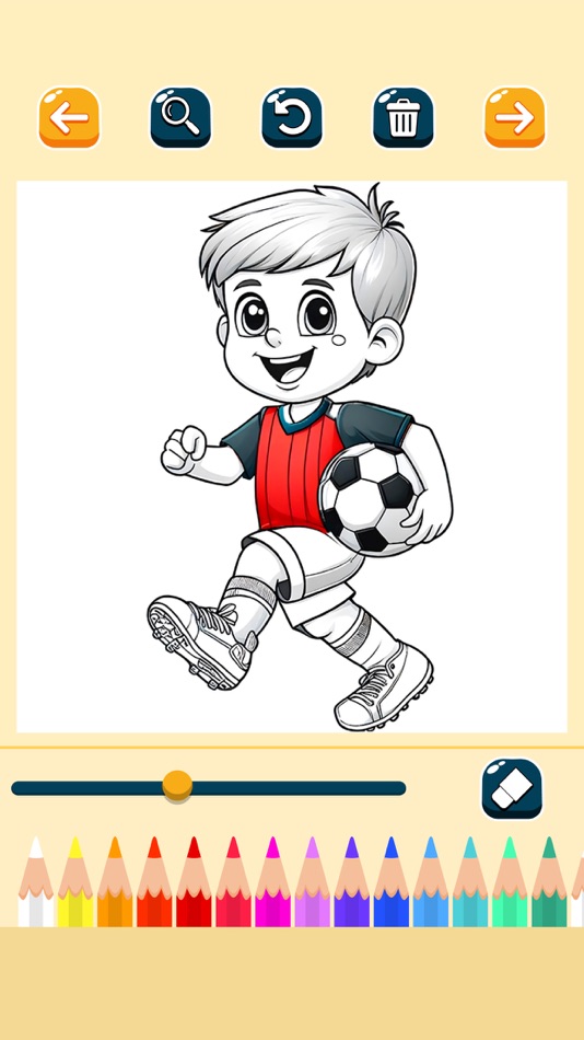 #4. Magic paint soccer pages (iOS) Podle: Maria Amparo Ricos