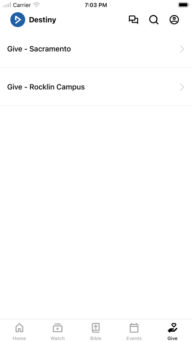 Destiny Church Screenshot