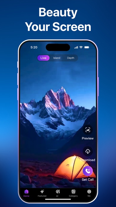 Wallpapers 26 - Depth effect Screenshot