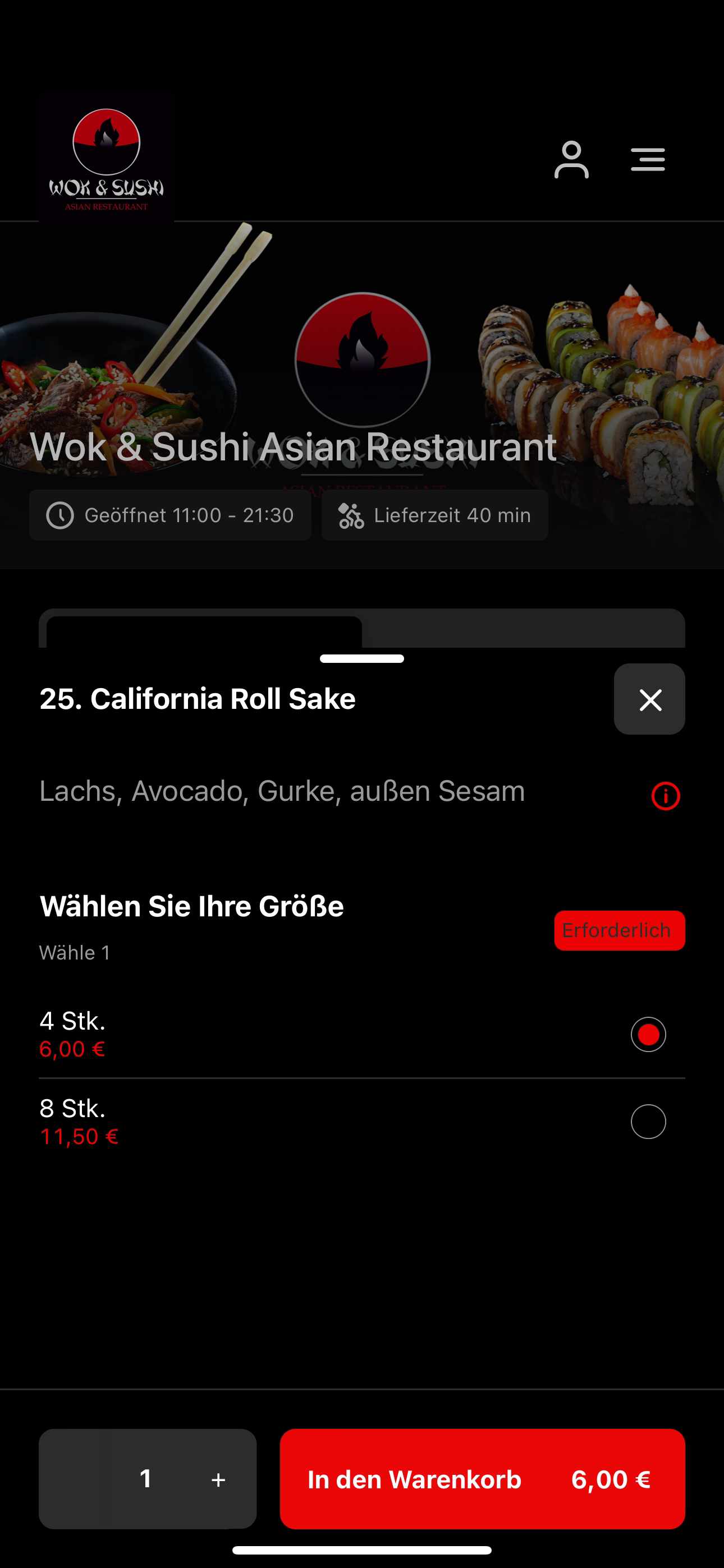 Wok & Sushi Asian Restaurant screenshot 4