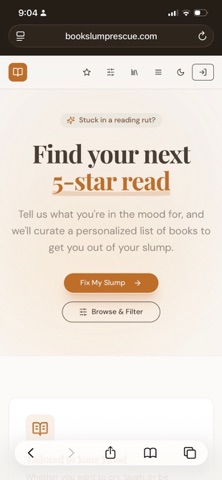 Book Slump Rescue Screenshot 3 of 3