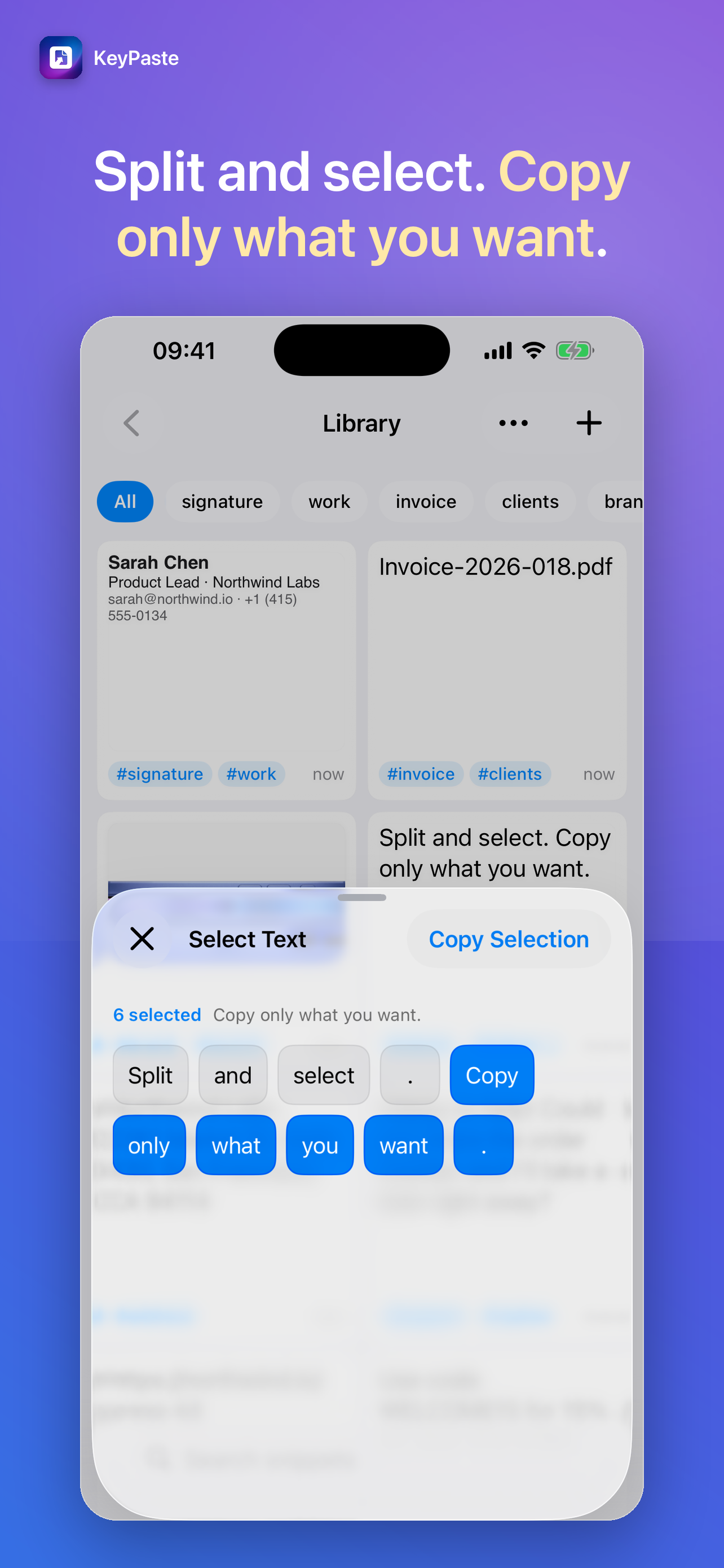 KeyPaste - Clipboard Manager screenshot 4
