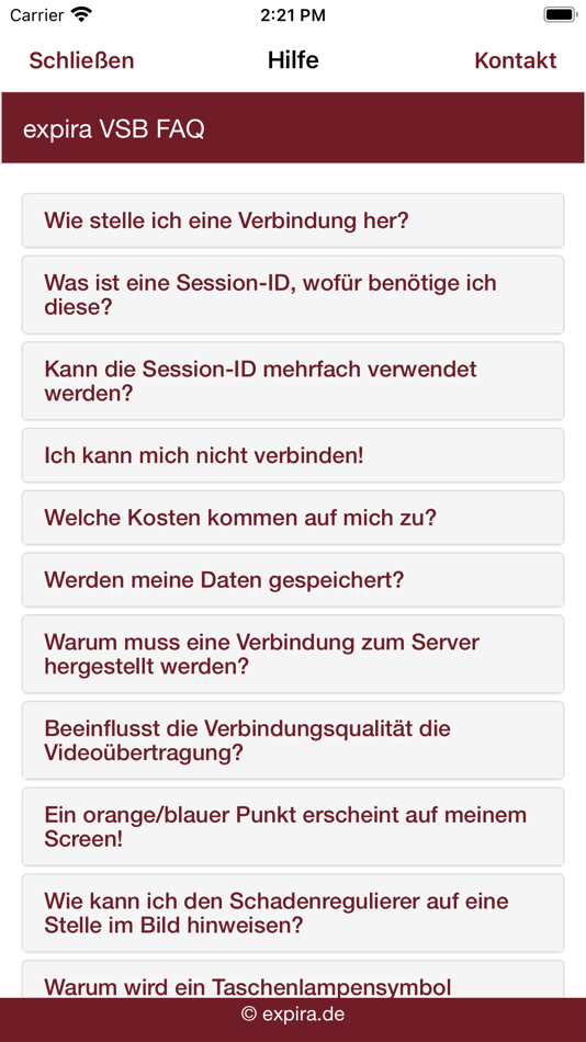 #6. expira VSB (iOS) 由: faircheck Schadenservice GmbH