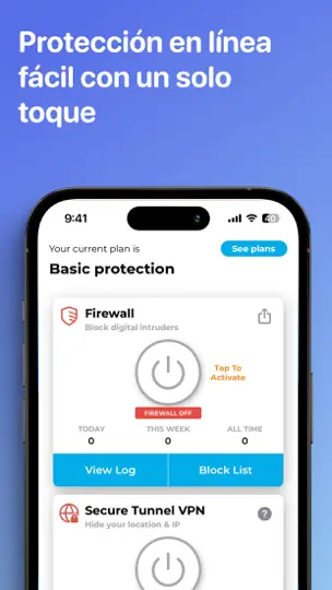Captura de pantalla de Lockdown Privacy: AdBlock VPN en iPhone 3