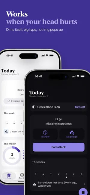 Umbra: Migraine Tracker screenshot 2