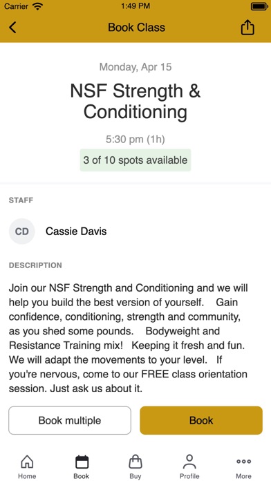 Northern Strength Fitness Screenshot