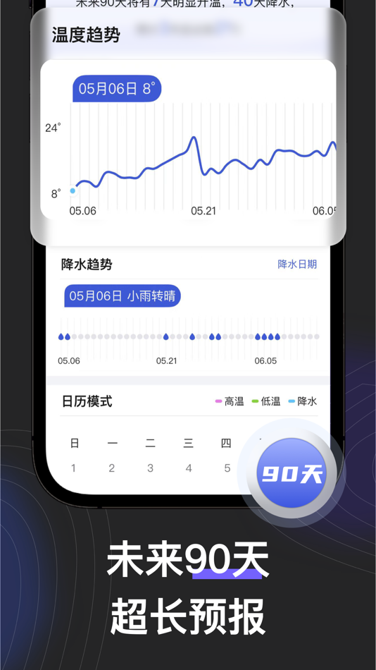 #4. 看天-精准实时天气预报 (iOS) 来自: 北京中科星图维天信线上科技有限公司
