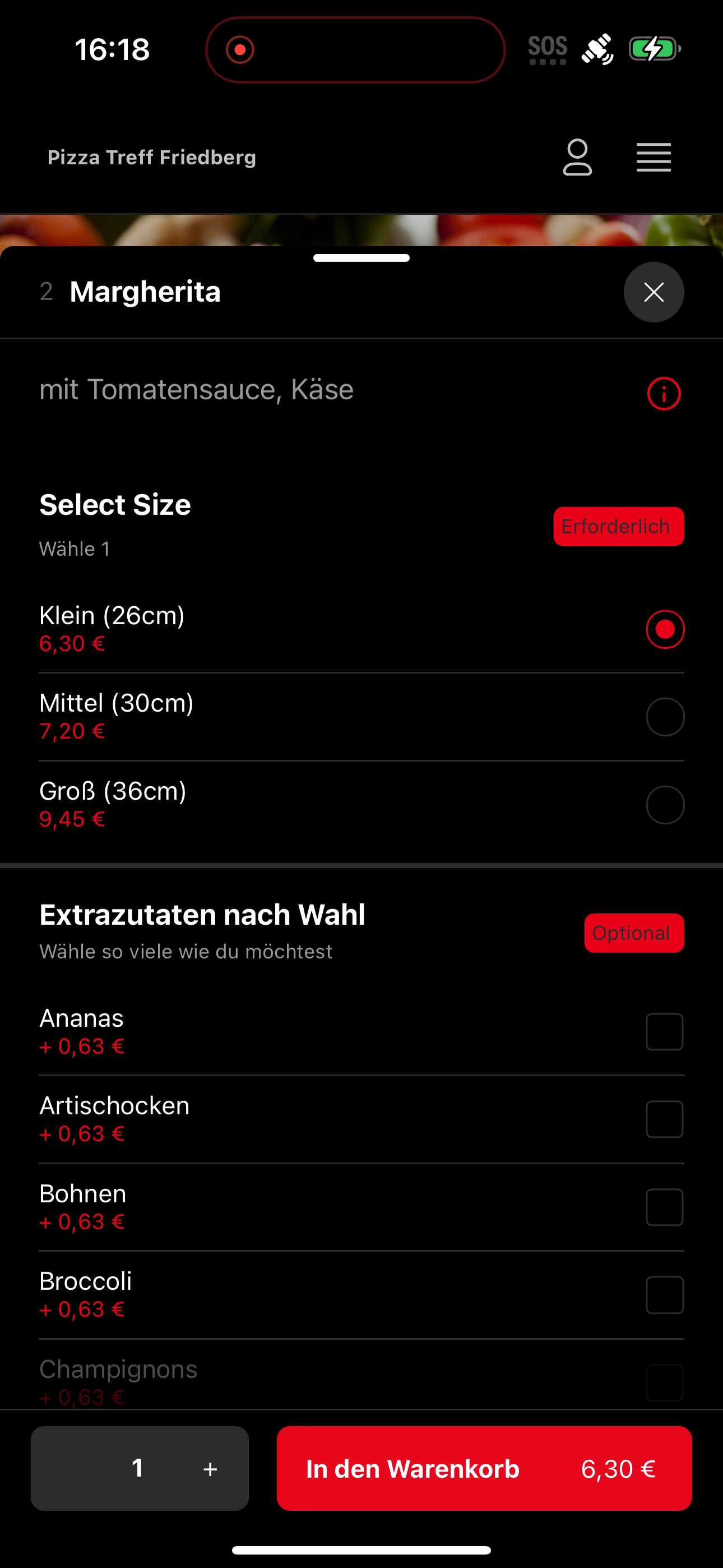 Pizza Treff Friedberg screenshot 7