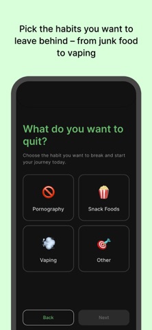 Quit Anything: Stop bad habits iPhone screenshot