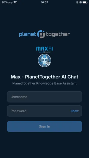 Max - PlanetTogether AI Chat screenshot 1
