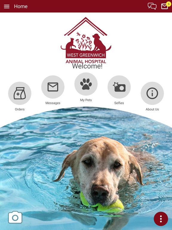 West Greenwich Animal Hospital iPad screenshot 1 - Business app