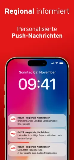 Screenshot von Rbb24 – Regionale Nachrichten auf dem iPhone 4