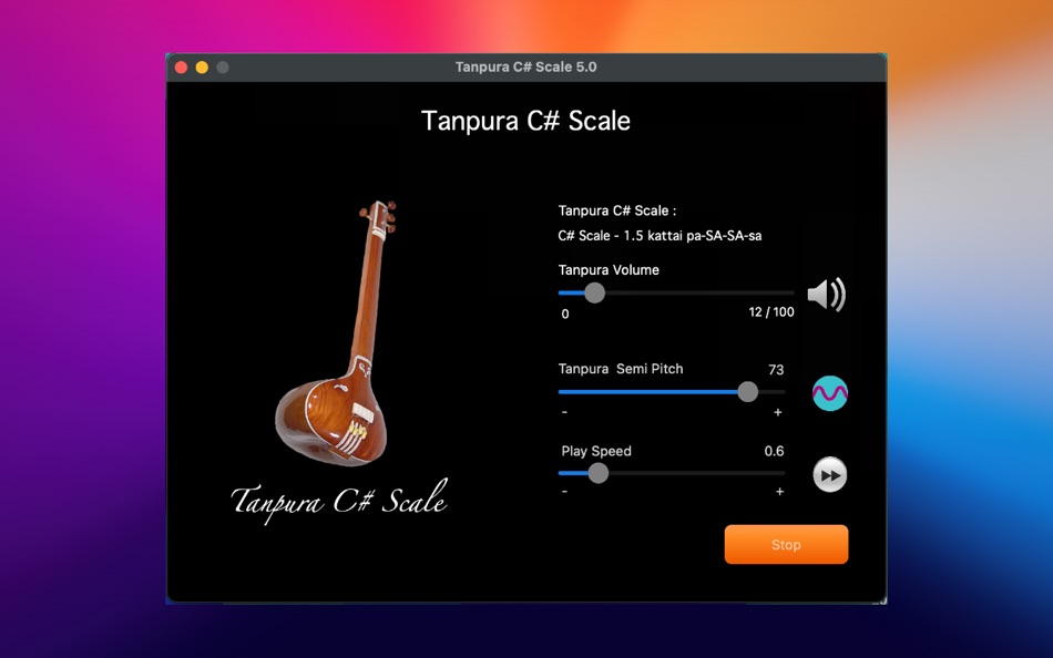 #2. Tanpura C# Scale (macOS) 由: Suresh Verma