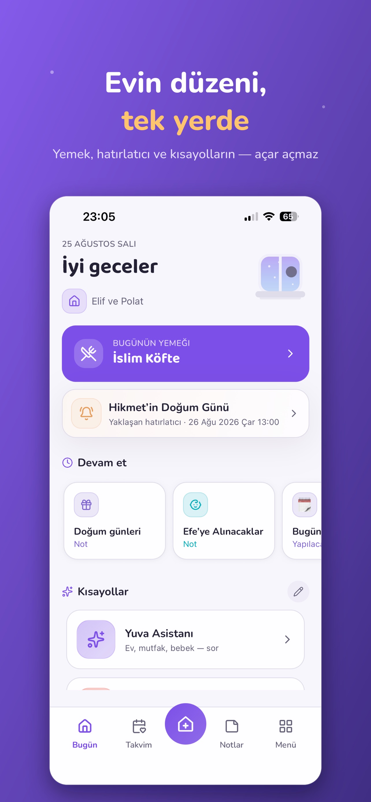 Screenshot 1 of Yuva — Ev ve Aile Düzeni