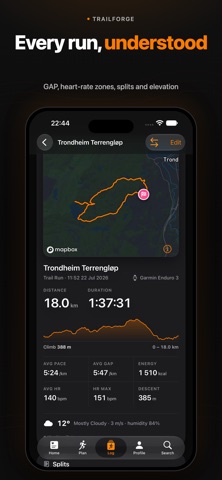 TrailForge: Trail Run Training Screenshot 9 of 10