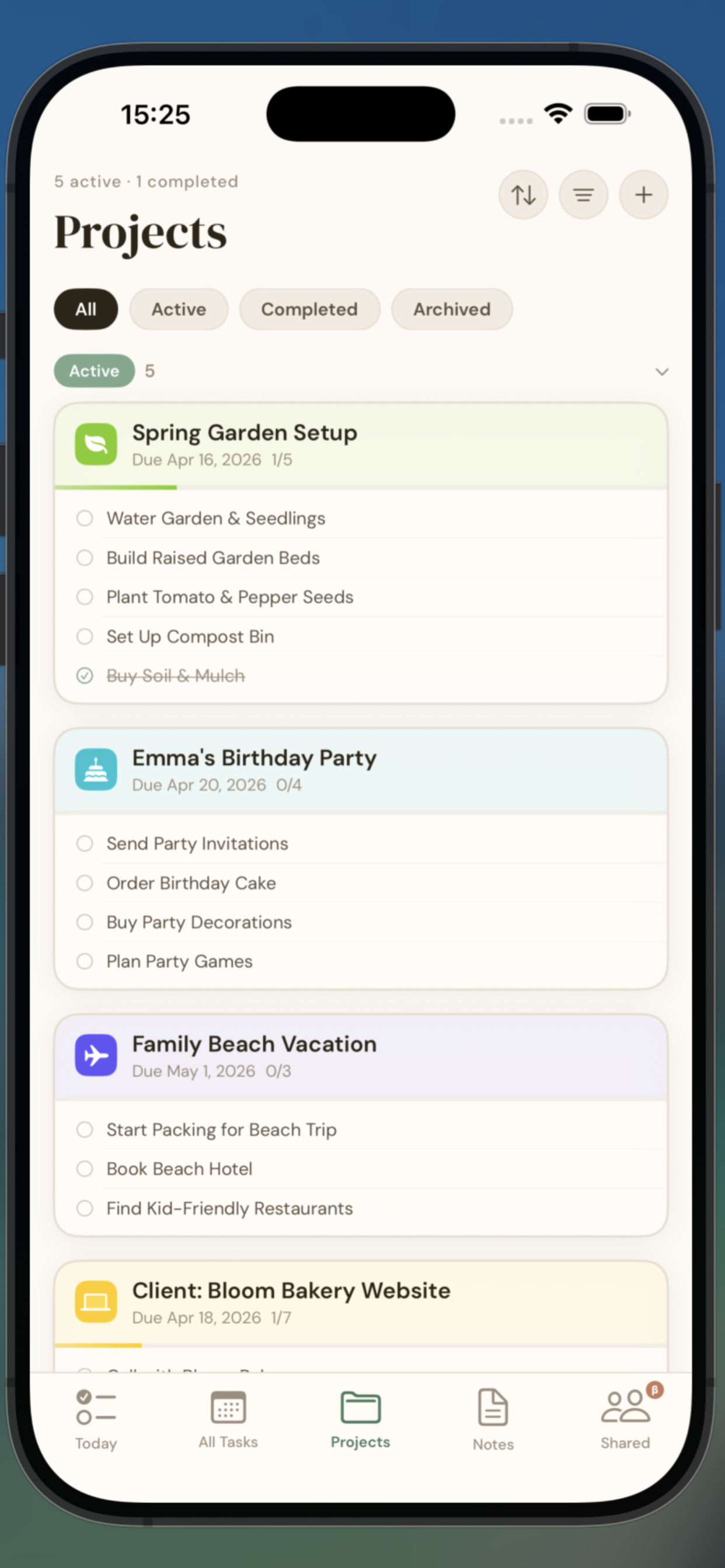 BetterKeeper: Tasks & Projects