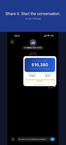 RTO Commute Cost Calculator screenshot