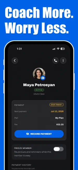 CoachPay: Gym & Club Manager screenshot 1