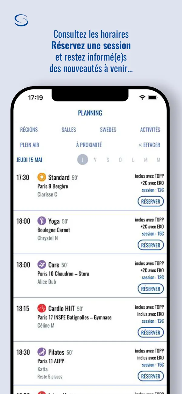 Screenshot #2 pour Swedish Fit - Gym Suédoise