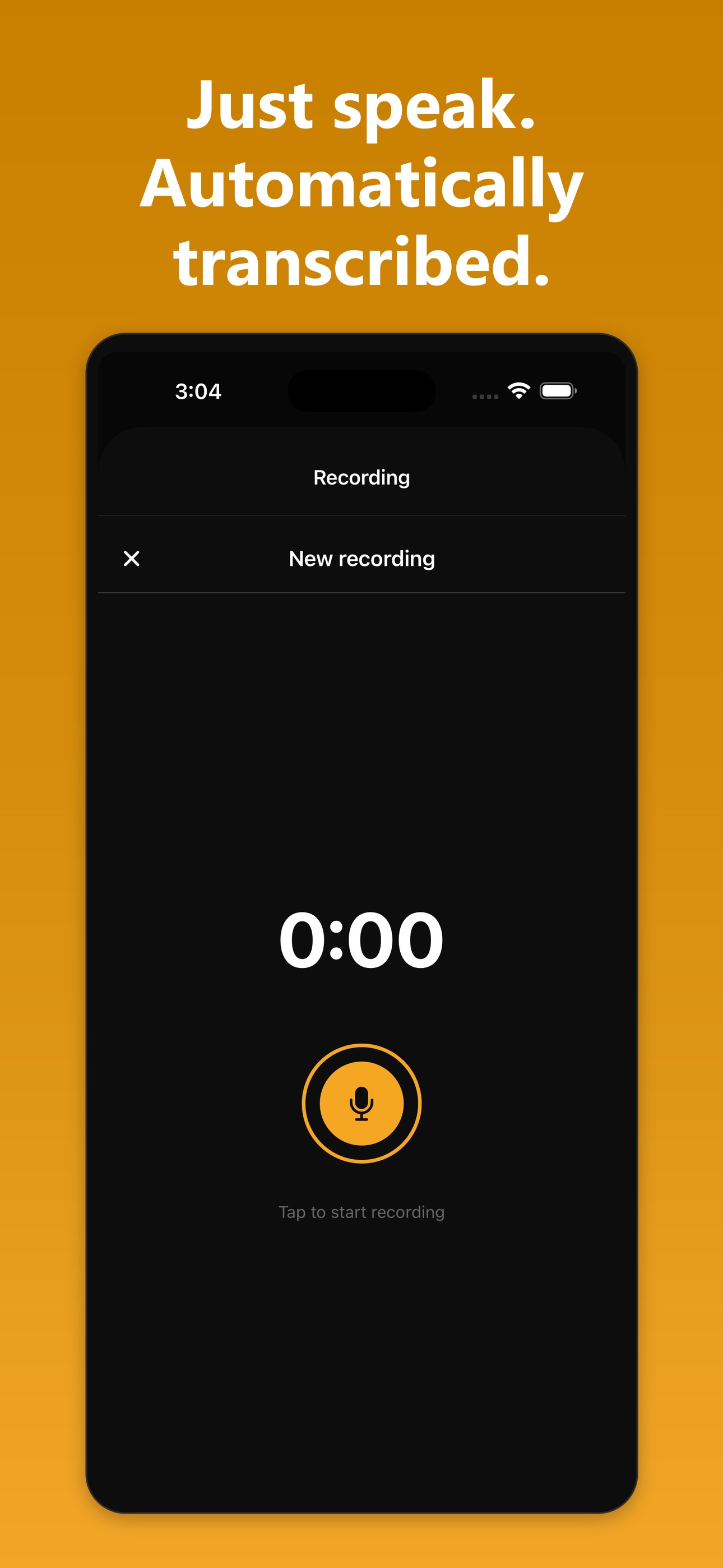 Screenshot 3 of Offline Voice Journal