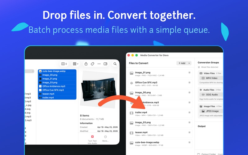 Media Converter for Devs screenshot