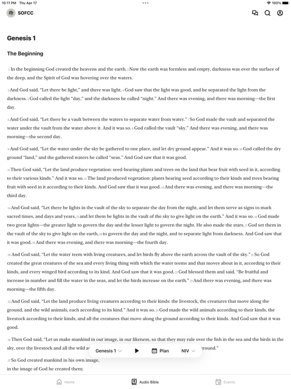 Shield Of Faith CC iPad screenshot 3 - Education app