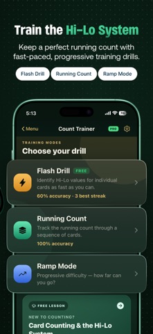 Blackjack Trainer: TwentyOne Screenshot 4 of 8