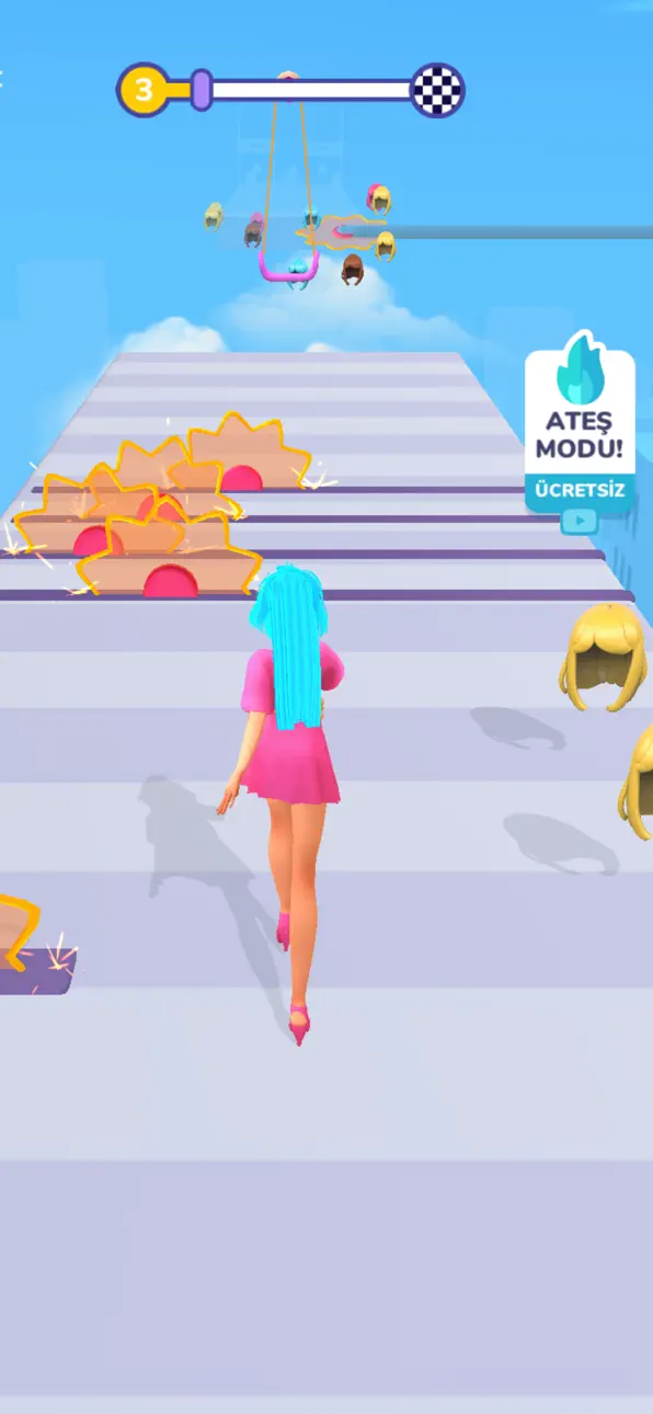 Hair Challenge iOS Mod IPA screenshot 1 - iOS game interface