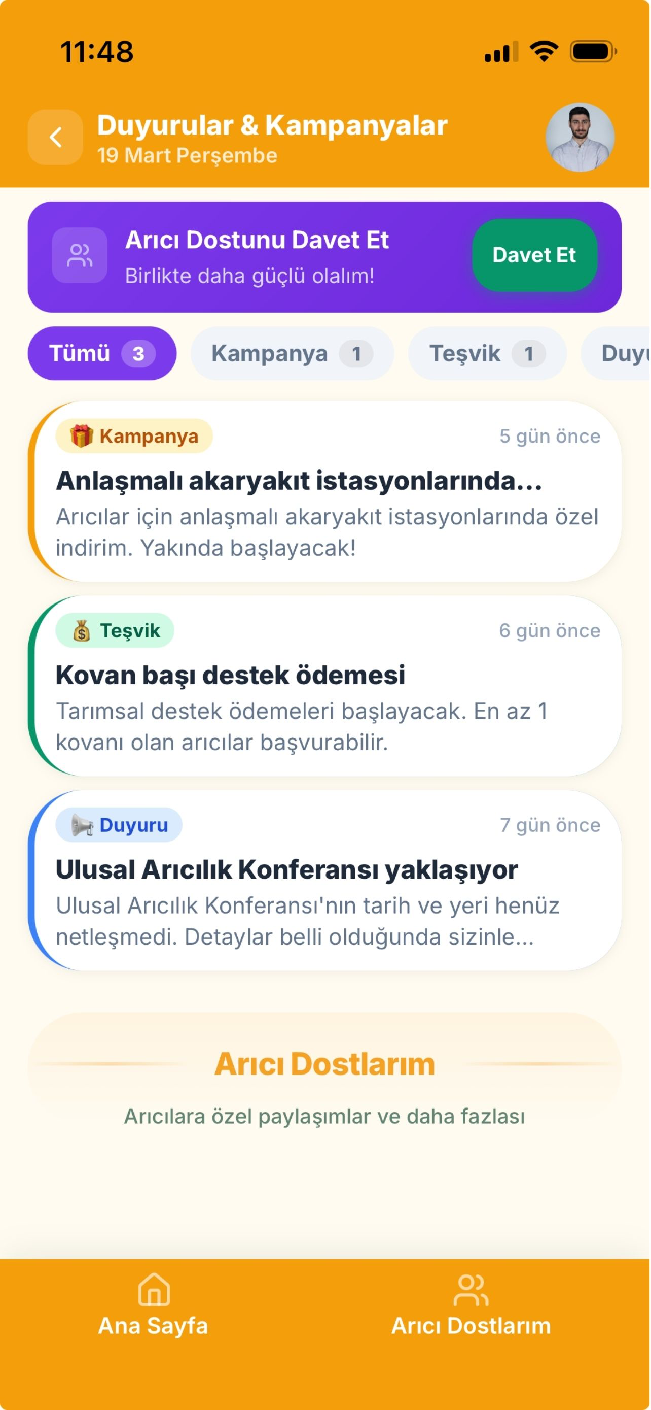 Arılarım