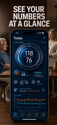 Blood Pressure Diary & Log Screenshot 1 of 10