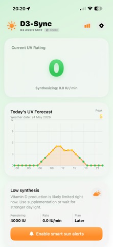 D3-Sync: Sun & Supplements Screenshot 2 of 6
