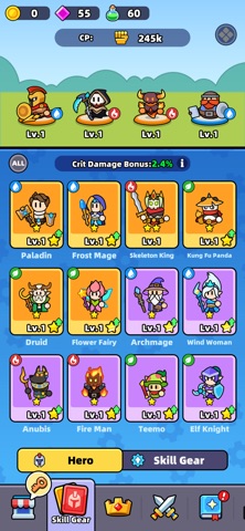 Gear Hero Clash iPhone screenshot