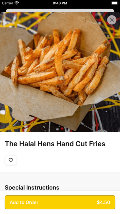 The Halal Hen iPhone screenshot 4 - Food & Drink app
