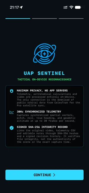 UAP Sentinel – Sky Tracker HUD screenshot 4