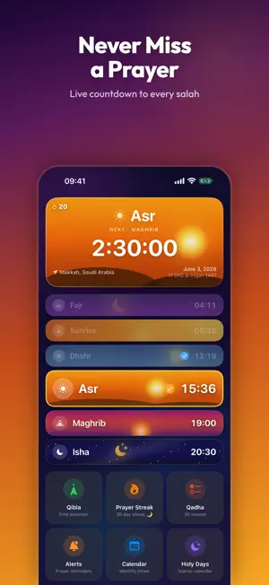 Prayer Times: Muslim Companion screenshot 1