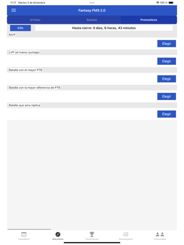 Fantasy FMS - Liga Freestyle iPad screenshot