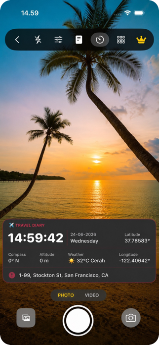 Timestamp Camera: GPS Date Screenshot 6 of 10