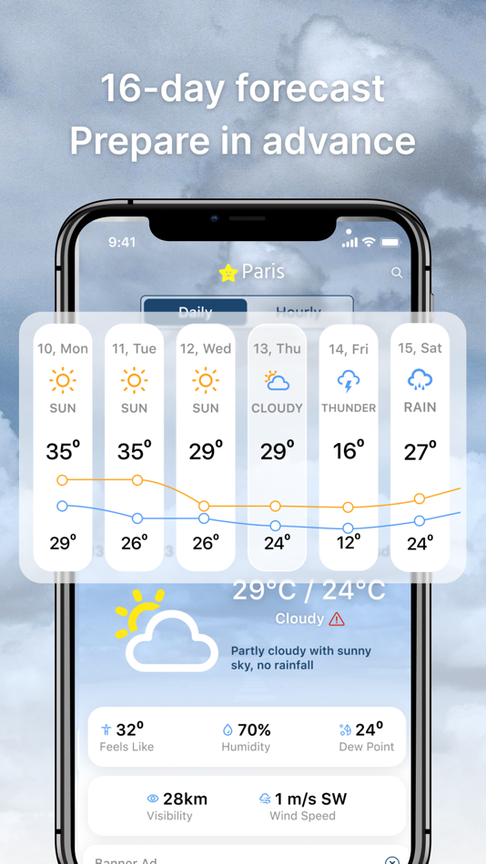 #1. Live Weather - Widget, Radar (iOS) 게시자: Esame Marketing Limited