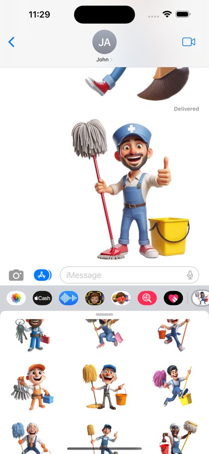 Janitor Stickers