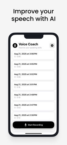 Voice Coach: Speak Better Screenshot 1 of 3