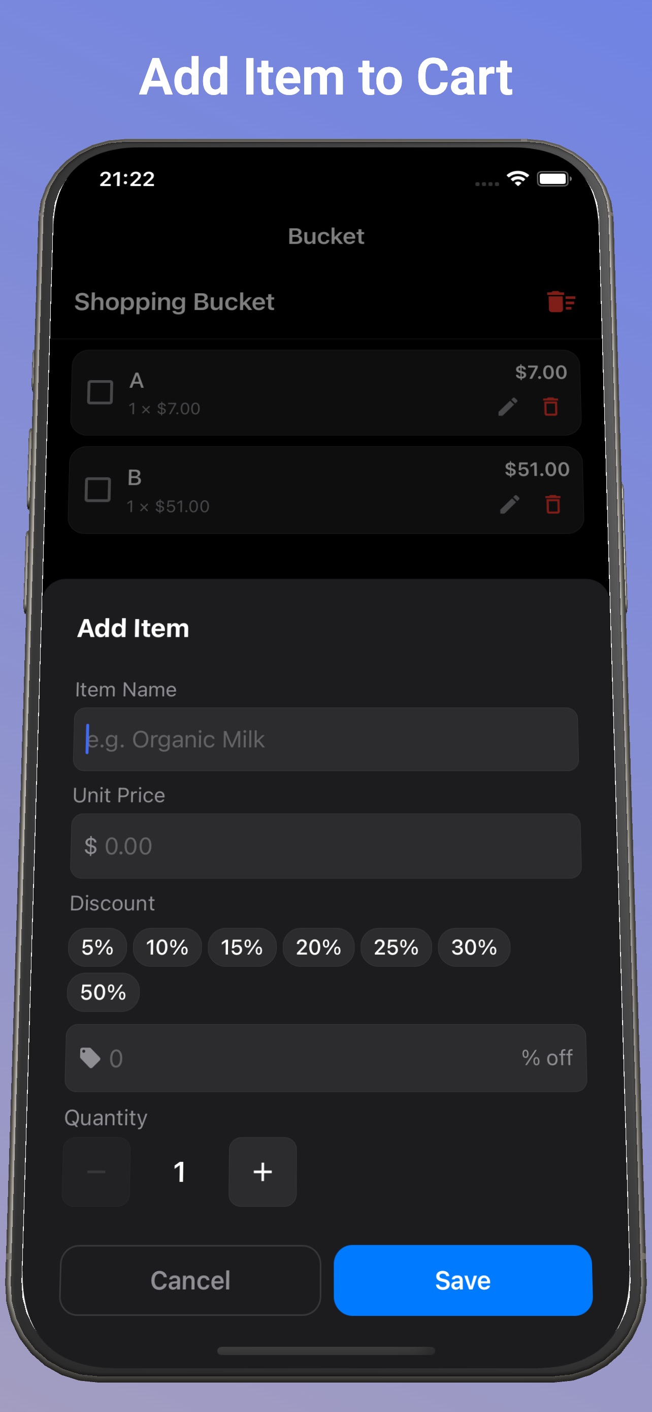 Shopping Price Calculator